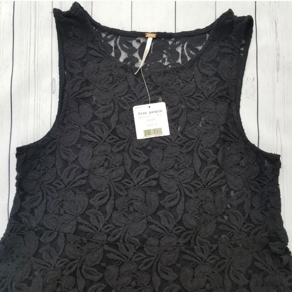 ⬇️🌹NWT! Free People (S) Lace Fit & Flare Dress - Picture 4 of 7
